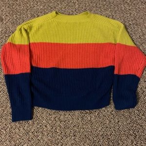 Cropped sweater. Never worn. Zaful.